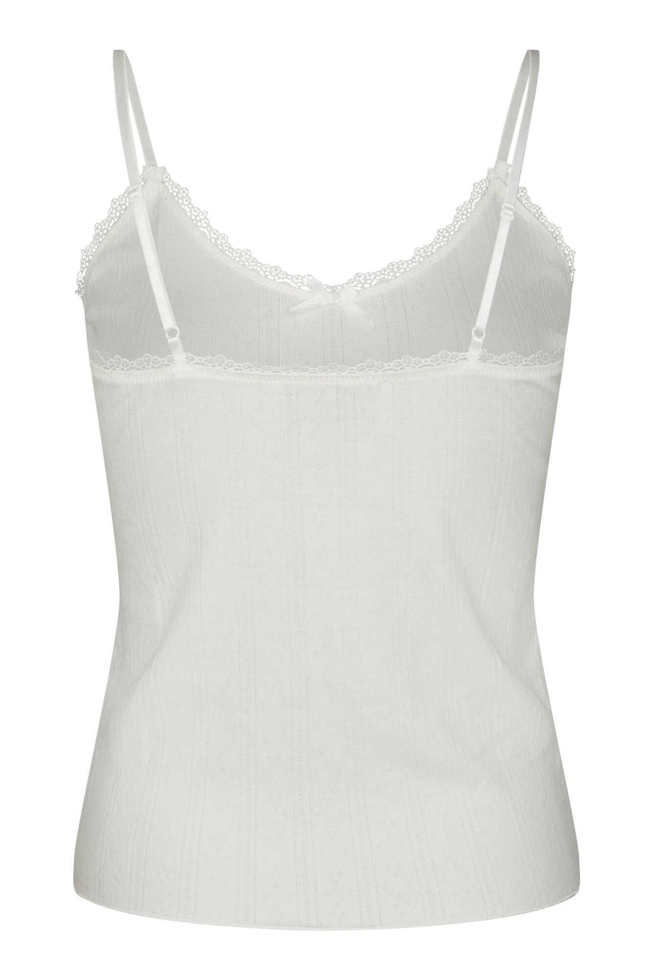 Joya Pointelle top - Off White